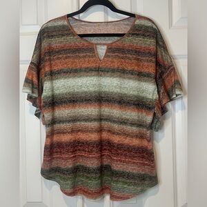 Ruby Rd, Multicolor Women's Top XL